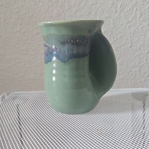Neher Pottery  Elegant Sage Ceramic Mug